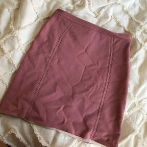 Pink NBD mini skirt rayon and nylon